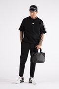 スノーノイズ柄 長袖 モックネック プルオーバー (MENS WORLD)