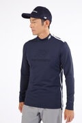 裏起毛 UV 長袖 モックネック プルオーバー (MENS WORLD)