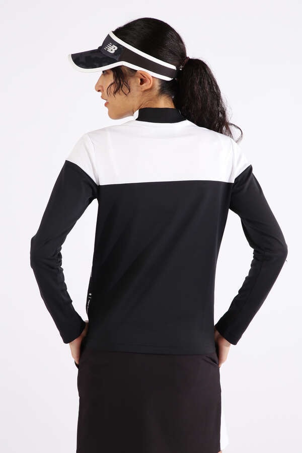 ストレッチ UV 長袖 モックネック プルオーバー (WOMENS SPORT)