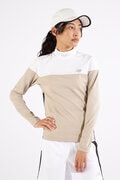 ストレッチ UV 長袖 モックネック プルオーバー (WOMENS SPORT)