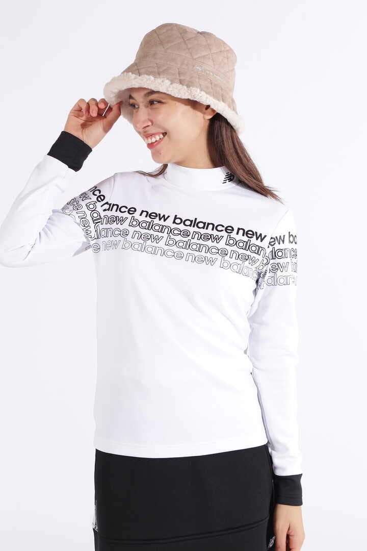 光吸収発熱 裏起毛 長袖 モックネック プルオーバー (WOMENS SPORT)