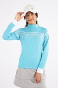 光吸収発熱 裏起毛 長袖 モックネック プルオーバー (WOMENS SPORT)