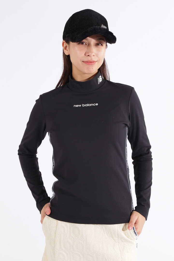 保温性 長袖 モックネック プルオーバー (WOMENS SPORT)