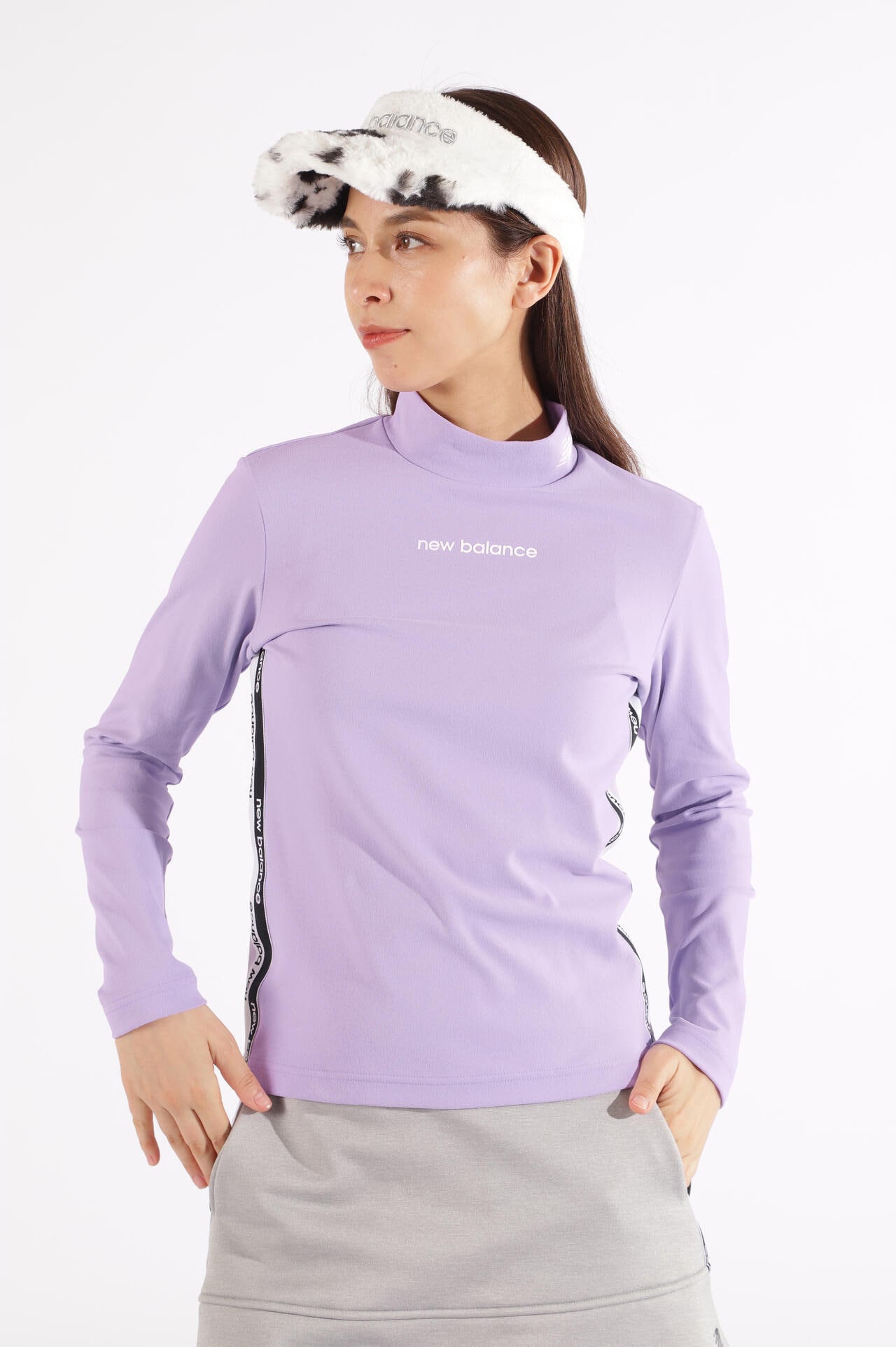 保温性 長袖 モックネック プルオーバー (WOMENS SPORT)