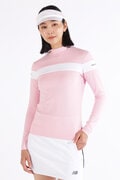 ストレッチ UV 長袖 モックネック プルオーバー (WOMENS WORLD)