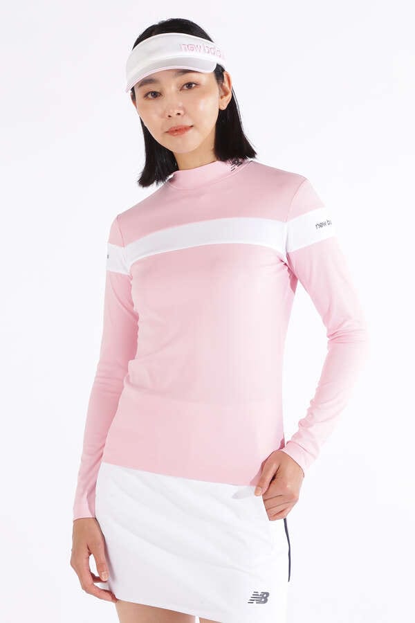 ストレッチ UV 長袖 モックネック プルオーバー (WOMENS WORLD)