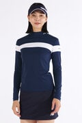 ストレッチ UV 長袖 モックネック プルオーバー (WOMENS WORLD)