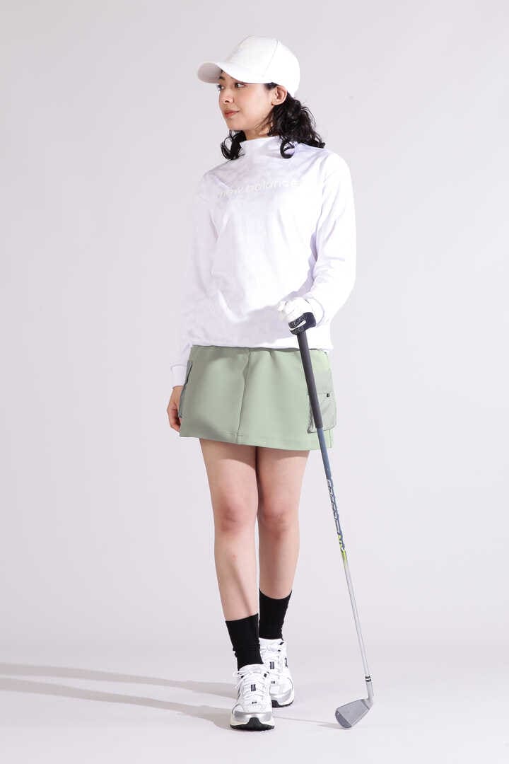 【直営店舗限定】カモ柄 長袖 モックネック プルオーバー (WOMENS)