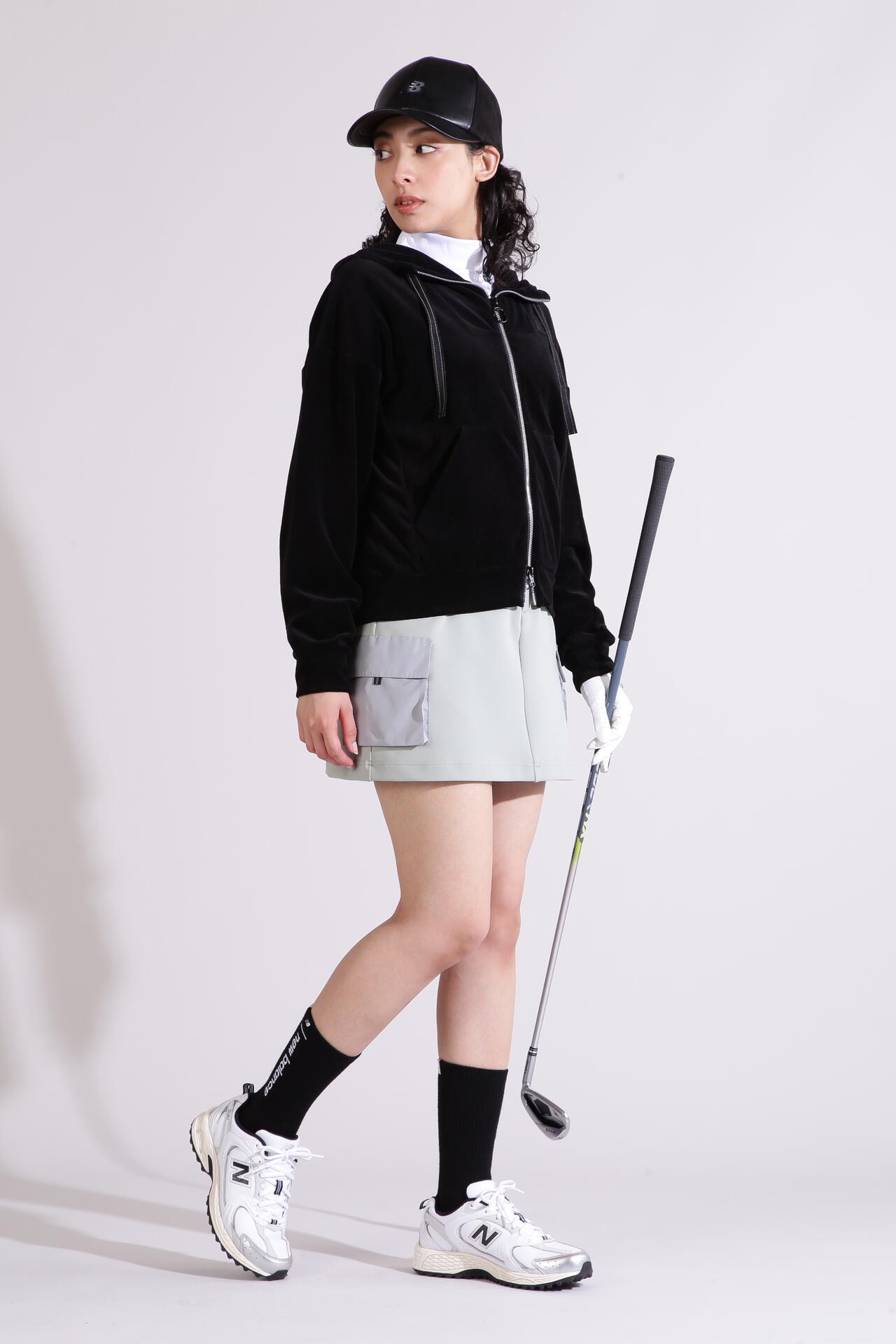 【直営店舗限定】カモ柄 長袖 モックネック プルオーバー (WOMENS)