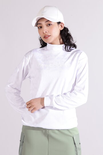 【直営店舗限定】カモ柄 長袖 モックネック プルオーバー (WOMENS)