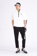 カウスポット柄 メッシュ 半袖 カラーシャツ (MENS SPORT)