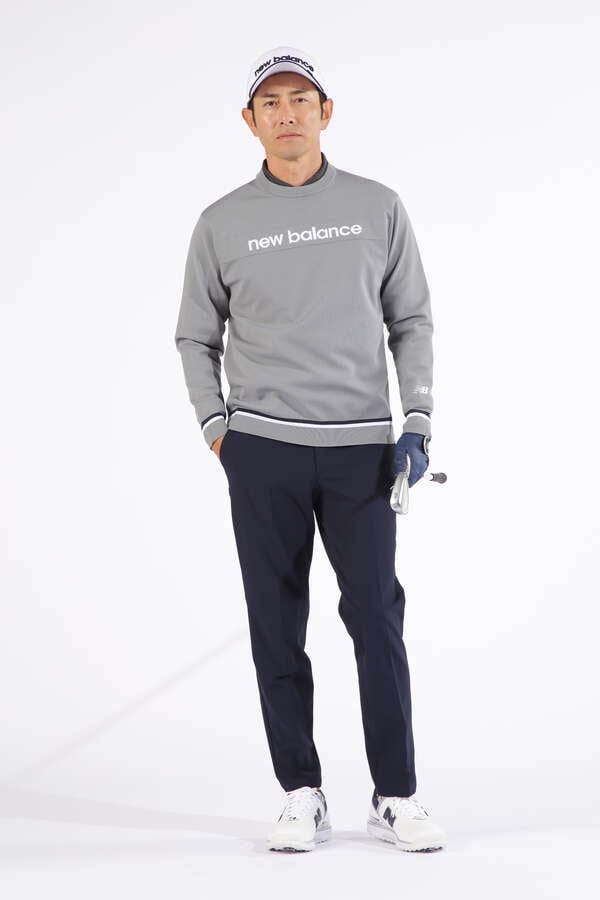 スノーノイズ柄 長袖 カラーシャツ (MENS WORLD)