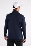 ストレッチ UV 長袖 ハーフジップ カラーシャツ (MENS WORLD)