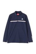 ストレッチ UV 長袖 ハーフジップ カラーシャツ (MENS WORLD)