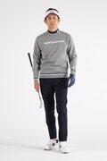 ストレッチ 撥水 クルーネック ニット プルオーバー (MENS WORLD)