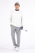 保温 ストレッチ クルーネック ニット プルオーバー (MENS WORLD)