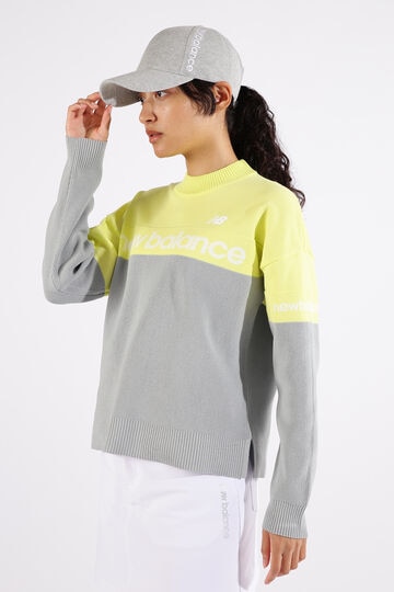 ストレッチ モックネック ニット プルオーバー (WOMENS SPORT)