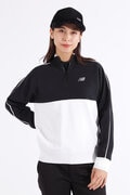 吸湿発熱 ストレッチ ハーフジップ ニット プルオーバー (WOMENS SPORT)