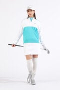 吸湿発熱 ストレッチ ハーフジップ ニット プルオーバー (WOMENS SPORT)