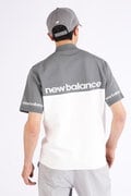 リラックス ストレッチ 半袖 モックネック ニット プルオーバー (MENS SPORT)