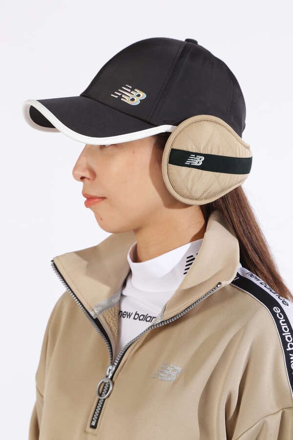 タフタ×フリース ダイヤキルト イヤーマフ (UNISEX SPORT)