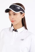 メッシュ×タフタ カウスポット柄 バイザー (WOMENS SPORT)