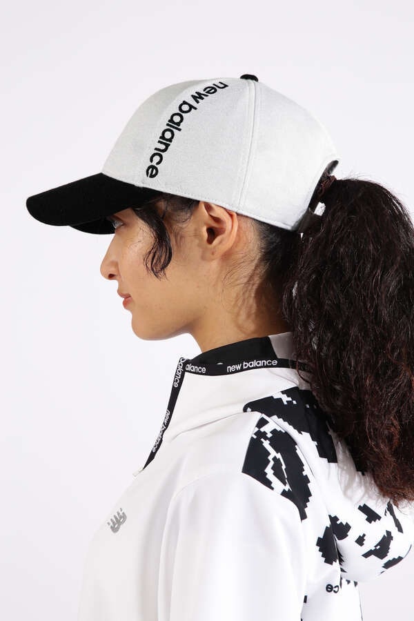 ラメジャージー シュシュ付き 6パネルキャップ (WOMENS SPORT)