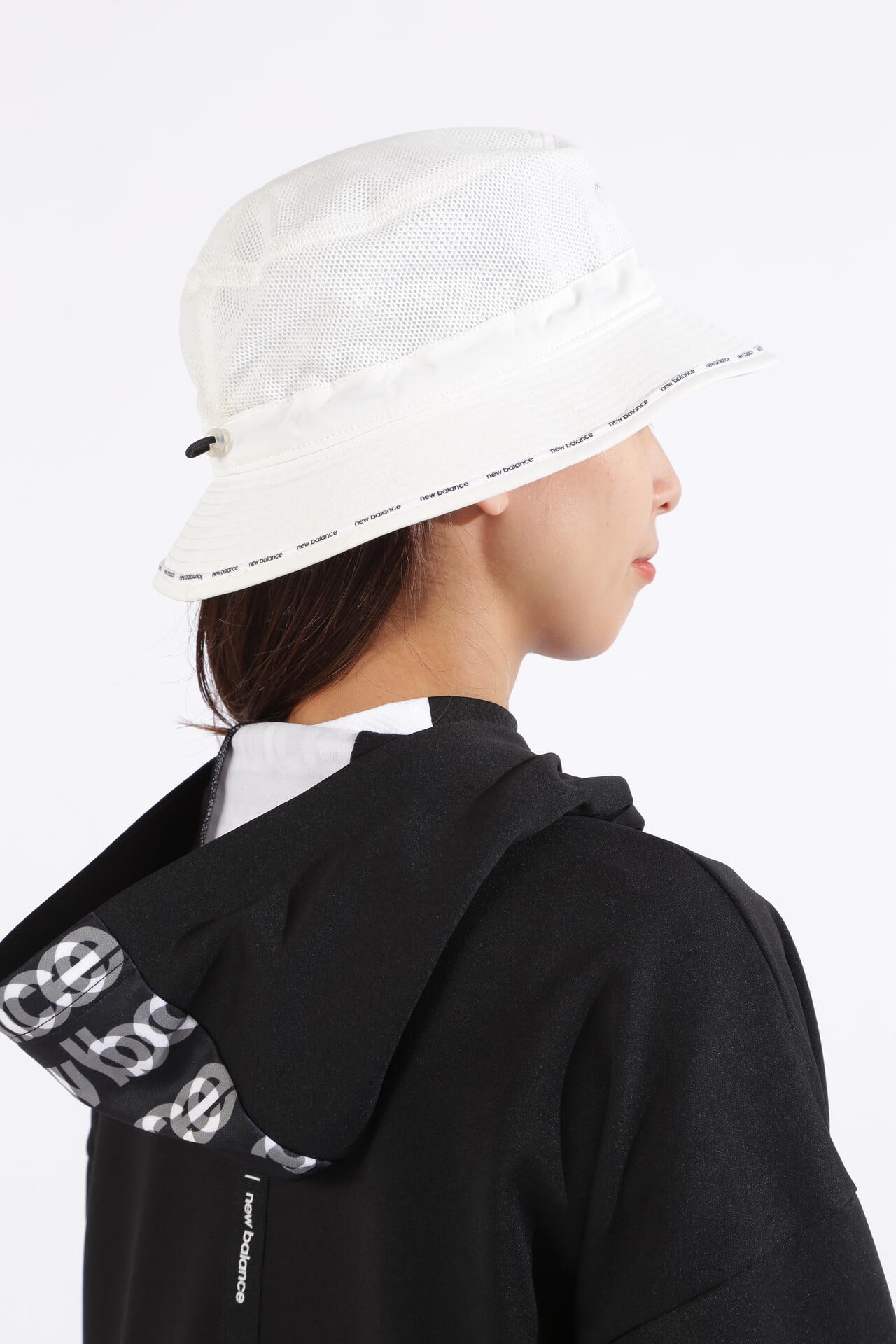 タフタ×メッシュ バケットハット (UNISEX SPORT)