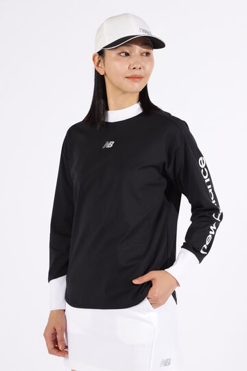 リラックス 長袖 モックネック プルオーバー (WOMENS)