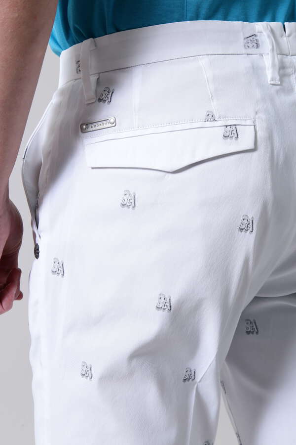 STA刺繍ライクジャガードパンツ (MENS)