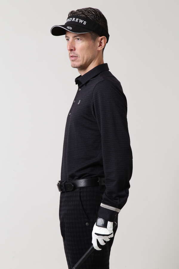 サッカーストレッチ長袖シャツ (MENS)