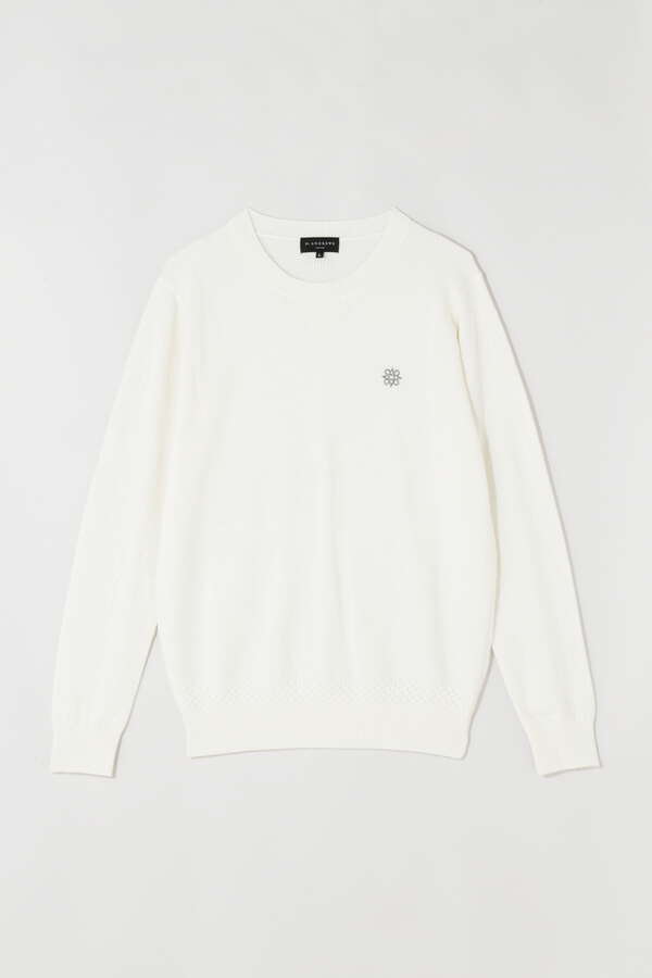 カシミヤ天竺プルオーバーニット (MENS)