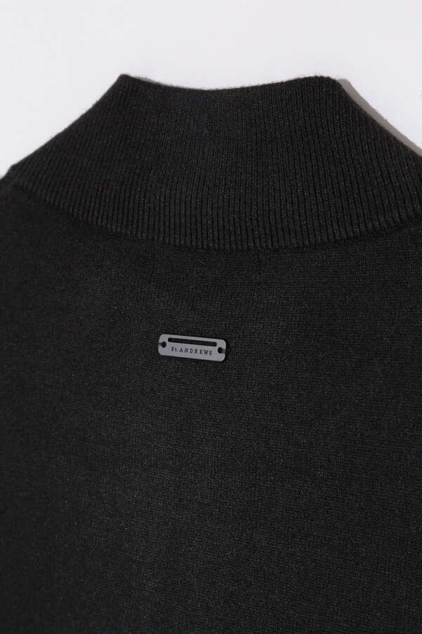 天竺スタンドジップ ニットジャケット (MENS)