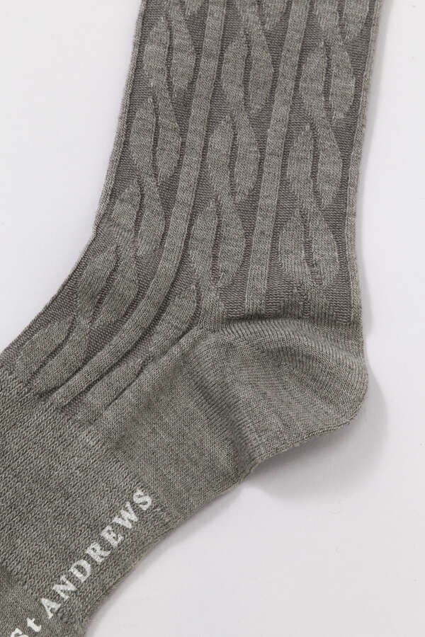 ケーブルミドルソックス (MENS)
