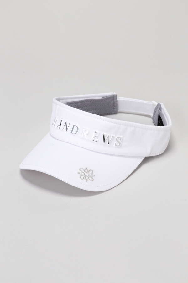 ツイルロゴエンボス箔プリントバイザー (UNISEX)