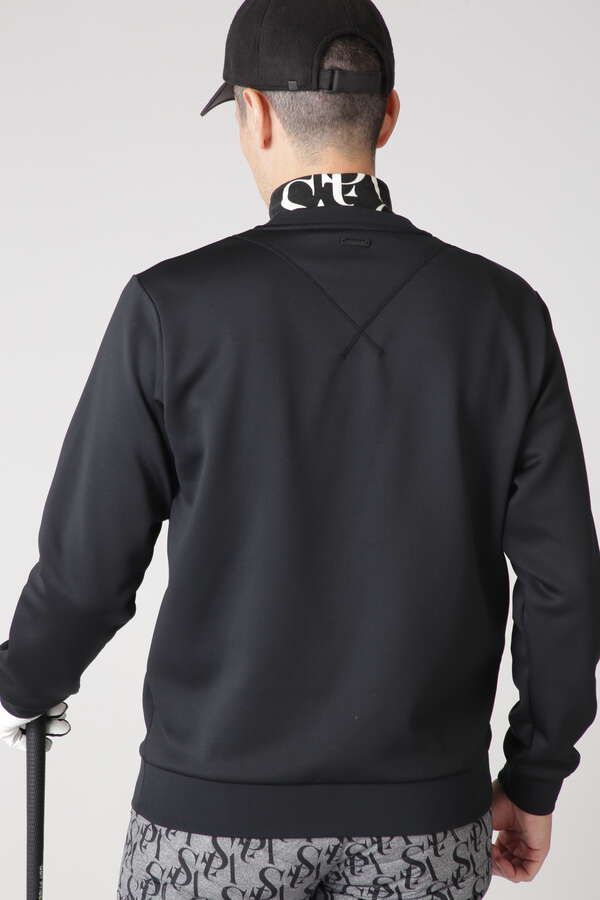 ストレッチ裏起毛 クルーネックプルオーバー (MENS)