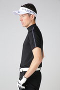 カチオンポリエステルベア天竺半袖ハイネックカットソー (MENS)