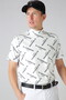 クロッシングロゴ プリント半袖ハイネックカットソー (MENS)