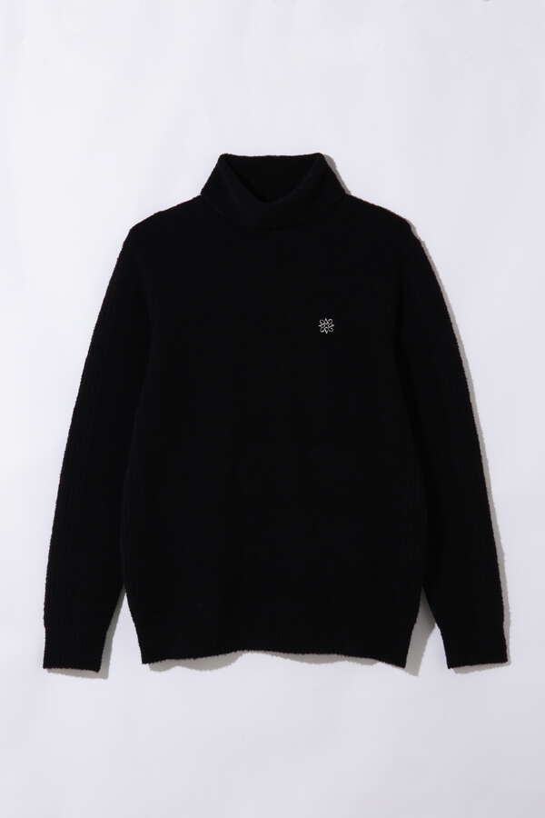 天竺裏目タートルネックニットプルオーバー (MENS)