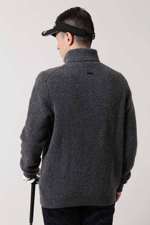天竺裏目タートルネックニットプルオーバー (MENS)