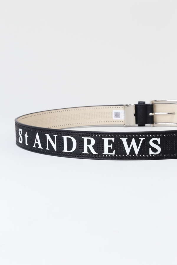 St ANDREWS】パンチングロゴプリントベルト (UNISEX)-