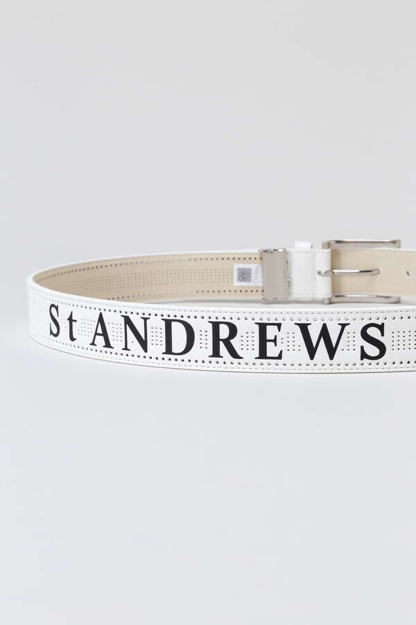 St ANDREWS】パンチングロゴプリントベルト (UNISEX)-