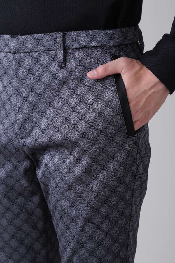 STボニースコットランドジャガード ストレッチパンツ (MENS)