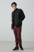 NYストレッチ中綿袖ニットブルゾン (MENS)