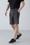 リベットストライププリントショートパンツ (MENS)