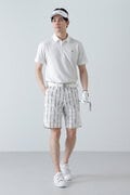 リベットストライププリントショートパンツ (MENS)