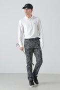 ストライプヘリンボン長袖シャツ (MENS)