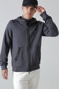 マルチストレッチ裏起毛 フルジップフーディ (MENS)