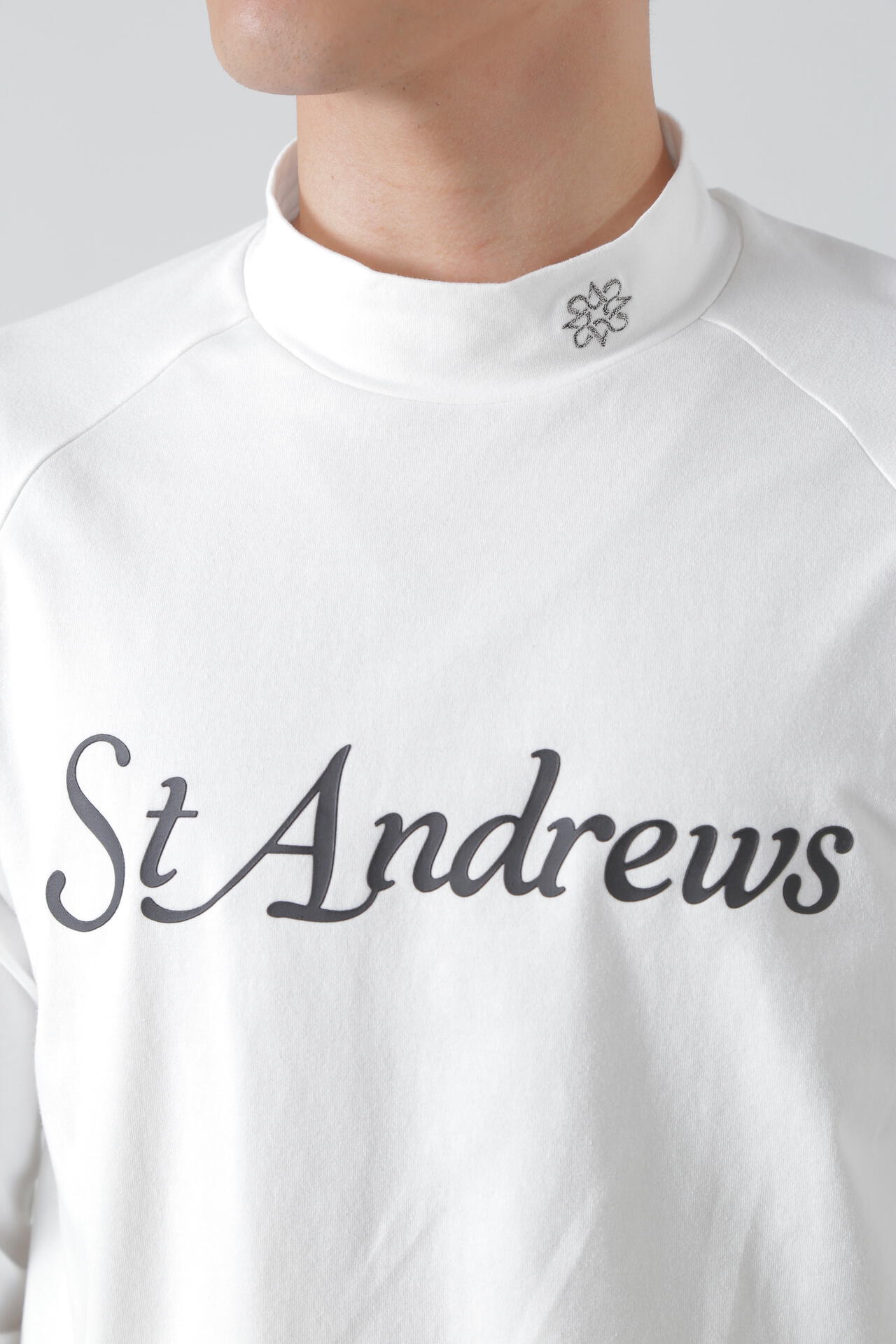 St ANDREWS】ベア天竺長袖ハイネックカットソー (MENS)