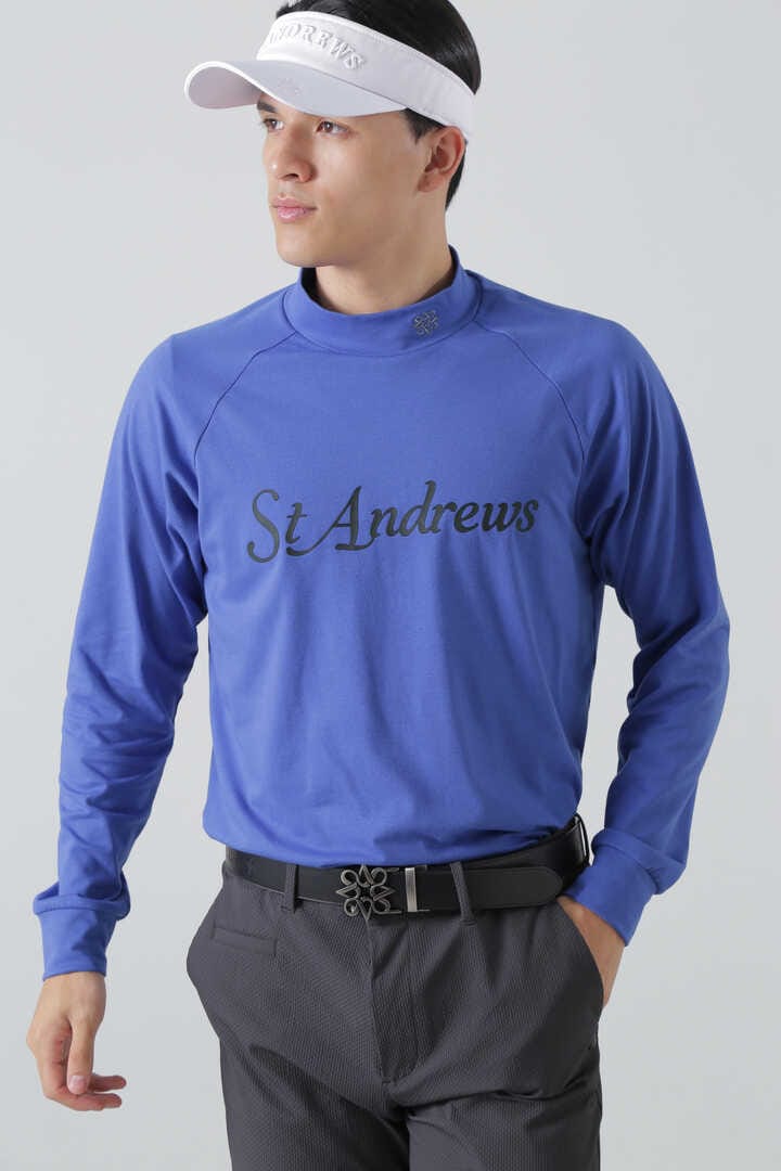 St ANDREWS】ベア天竺長袖ハイネックカットソー (MENS)